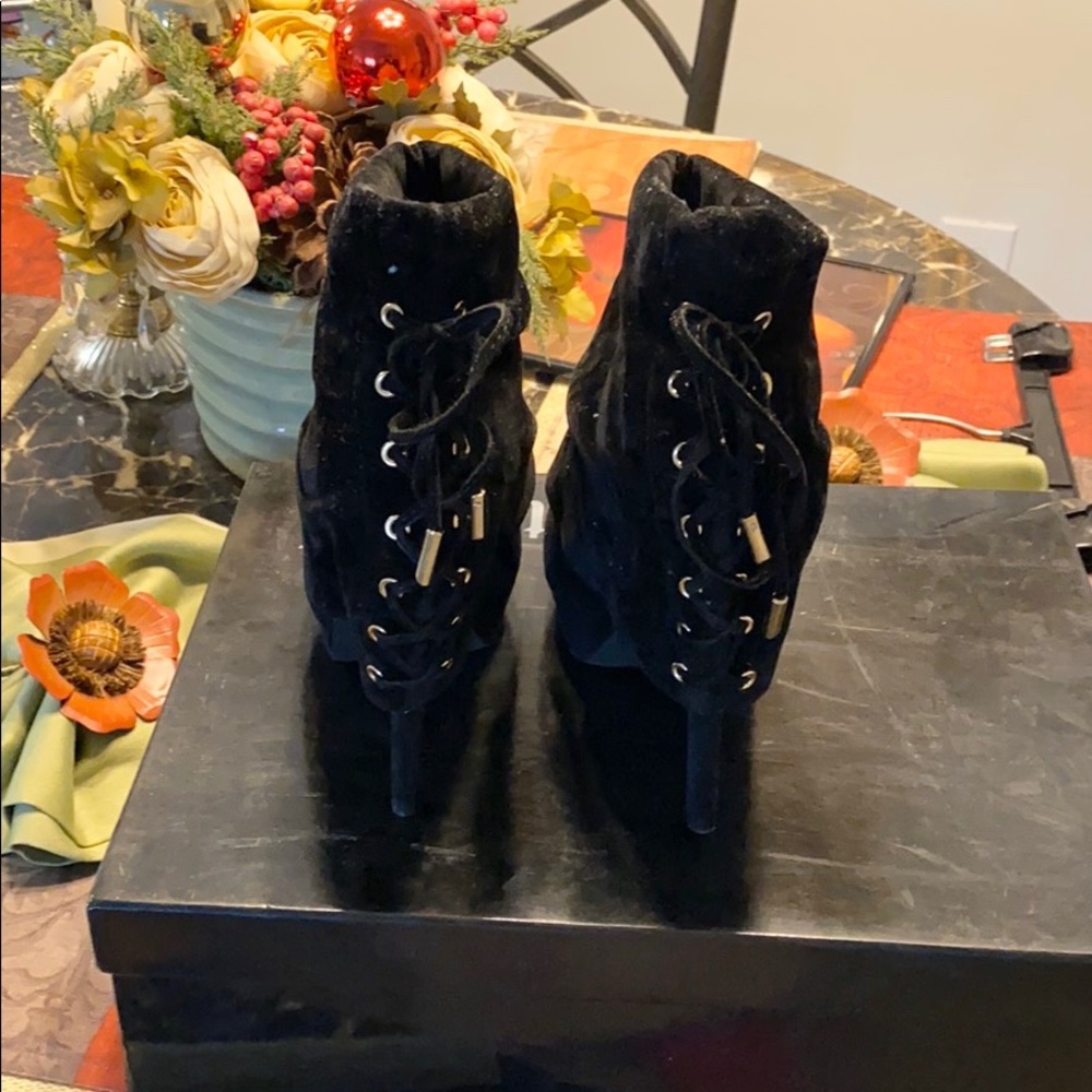 Corset Back Ankle Boot - Picture 3 of 7